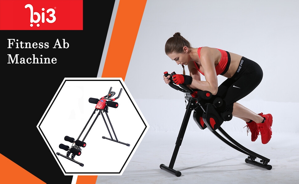 Fitness Ab Machine, Height Adjustable Ab Trainer SPN-NX9E8