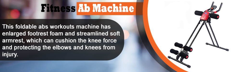 Fitness Ab Machine, Height Adjustable Ab Trainer SPN-NX9E8
