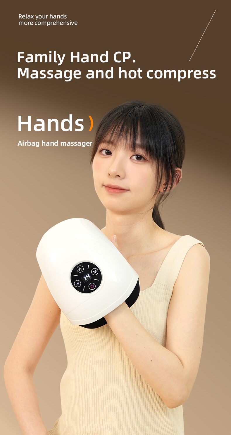 批发手部按摩设备电动压缩空气压力点疗法电动多功能手掌手部按摩器