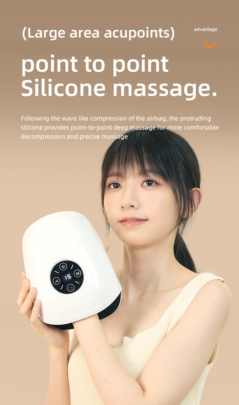 批发手部按摩设备电动压缩空气压力点疗法电动多功能手掌手部按摩器