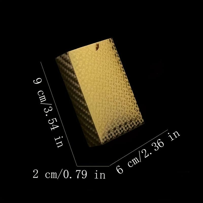 Gold Foil Plastic Playing Card, 1 Box Waterproof Creative PVC Poker Card, Durable Solitaire Card Game for Teens & Adults