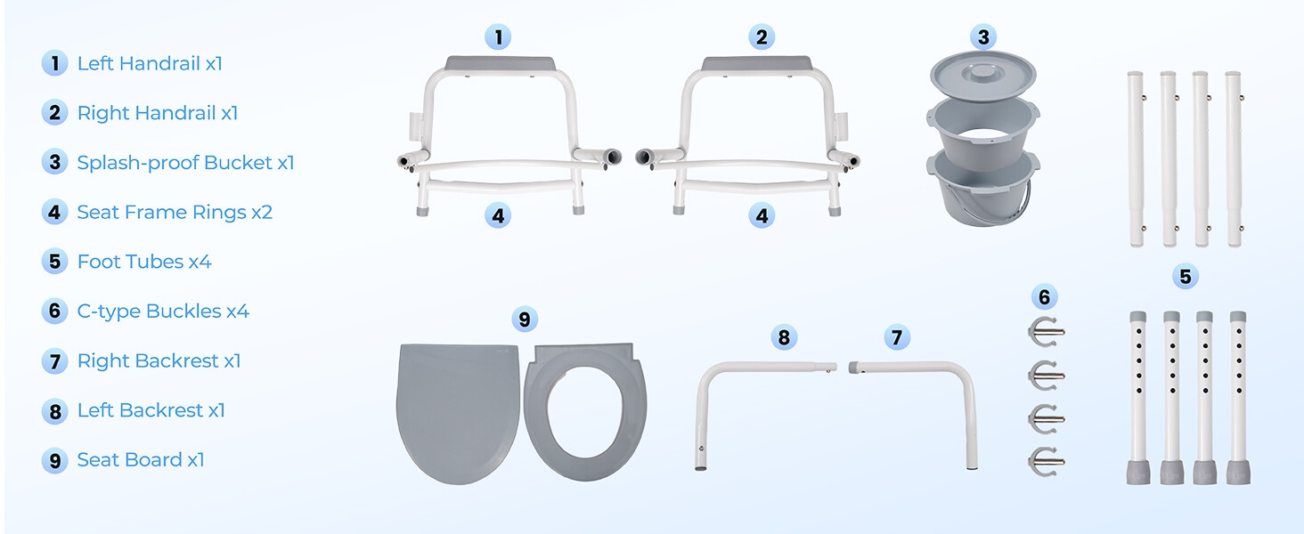 Bedside Commode Chair