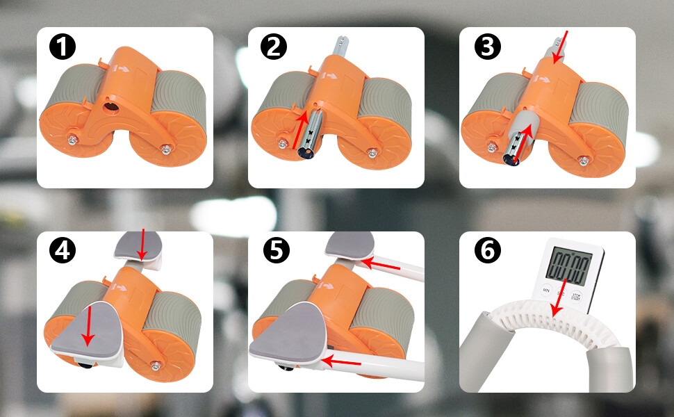 Automatic Rebound Abdominal Wheel