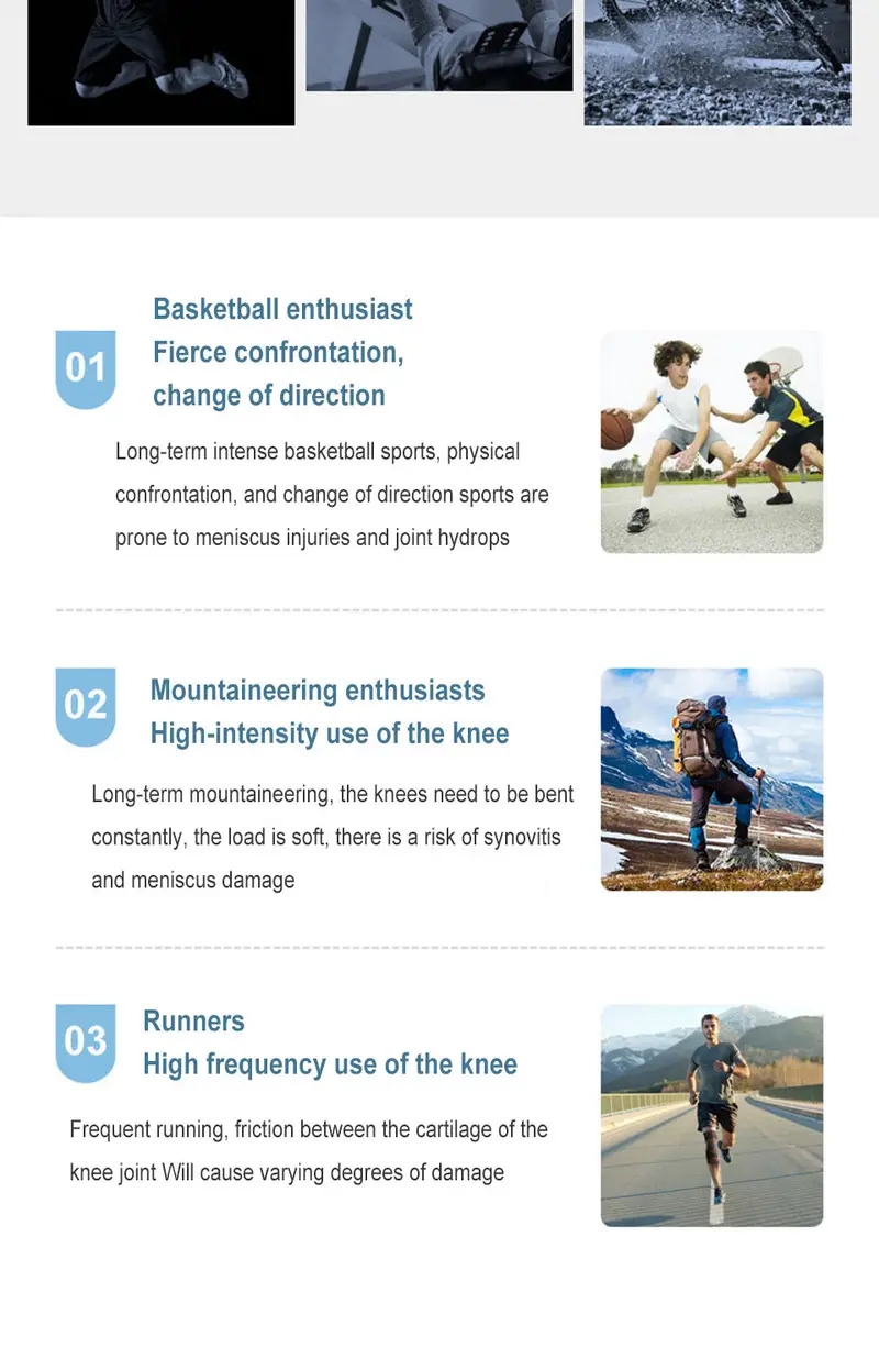 1pc neoprene knee support with four spring support provides compression and stability for sports and exercise order one size up details 4