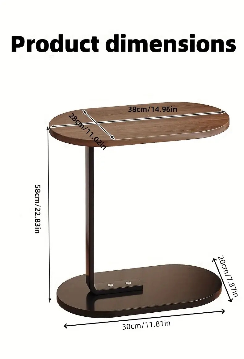 多功能电脑桌 -，简易办公桌，完美适用于笔记本电脑、学习、办公室或床边使用，可放置书本、水杯、食物 商品详情 6