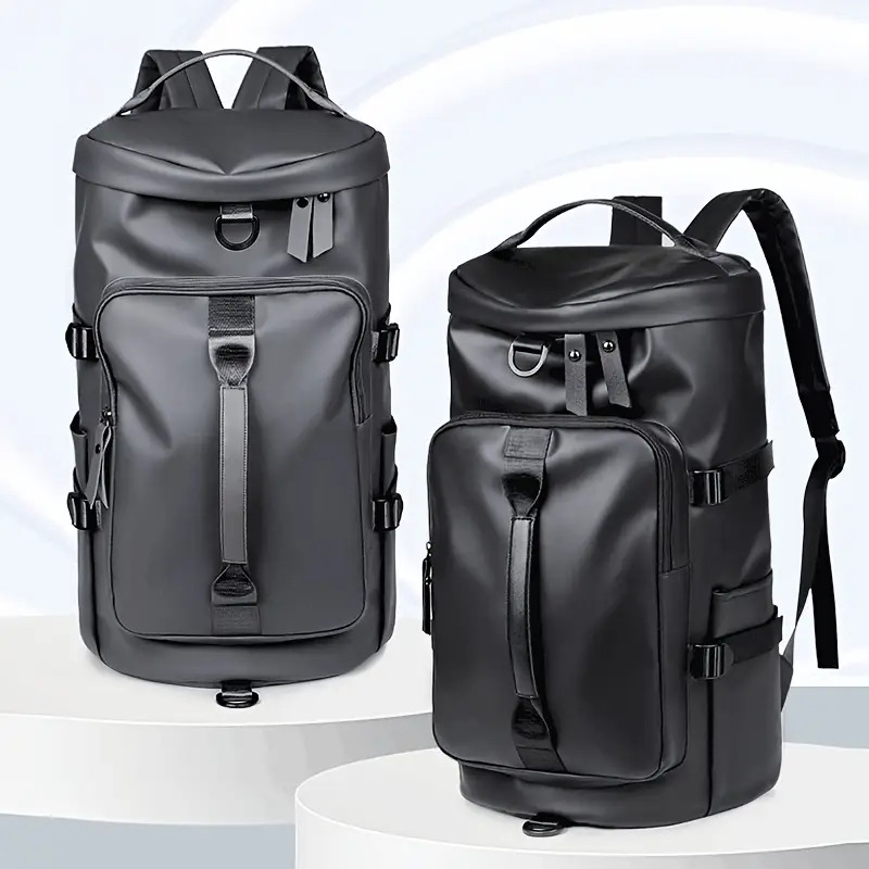 stylish mens large capacity backpack waterproof lightweight with adjustable straps for travel everyday use details 6