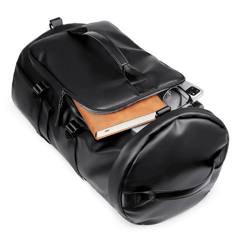 stylish mens large capacity backpack waterproof lightweight with adjustable straps for travel everyday use details 9