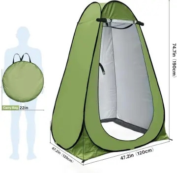 Premium Portable Privacy Tent – Instant Outdoor Shower, Toilet, & Changing Room for Camping, Beach, and Travel