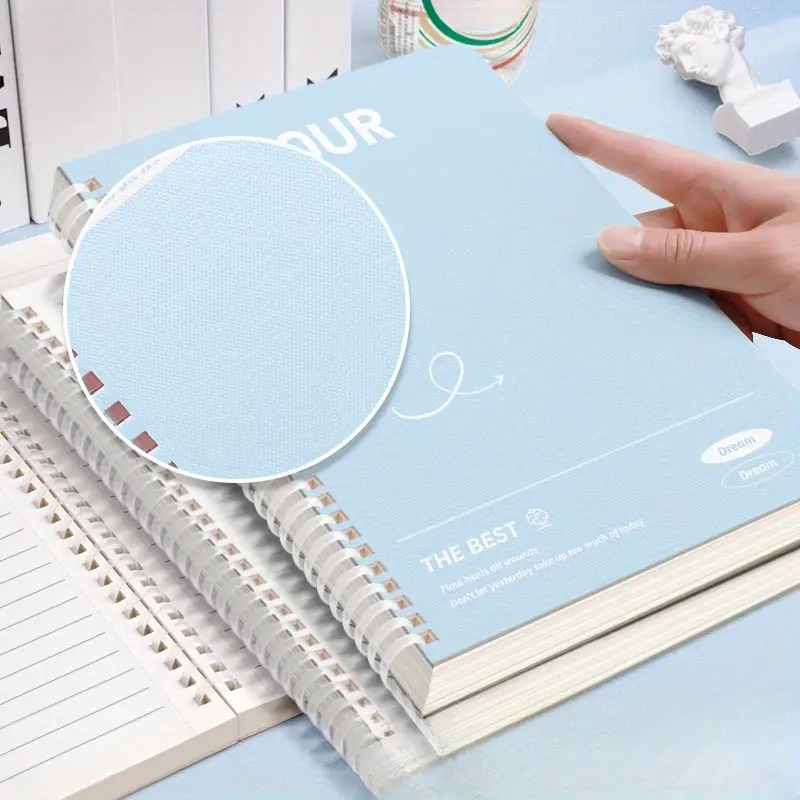 6 pack a5 spiral notebooks with hard cover 60 pages each steno pads for office and school multi color simple lined journals great for study notes and christmas gifts 9