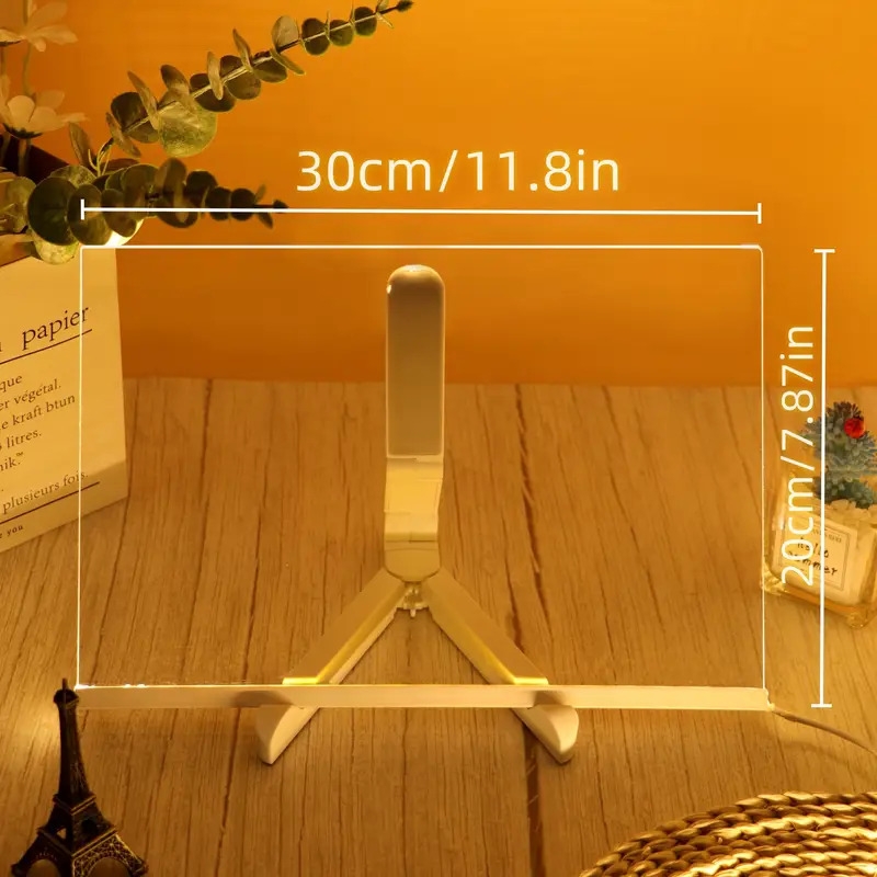 usb led stand 1pc illuminated rectangle for 12 switch no battery needed decor christmas details 8