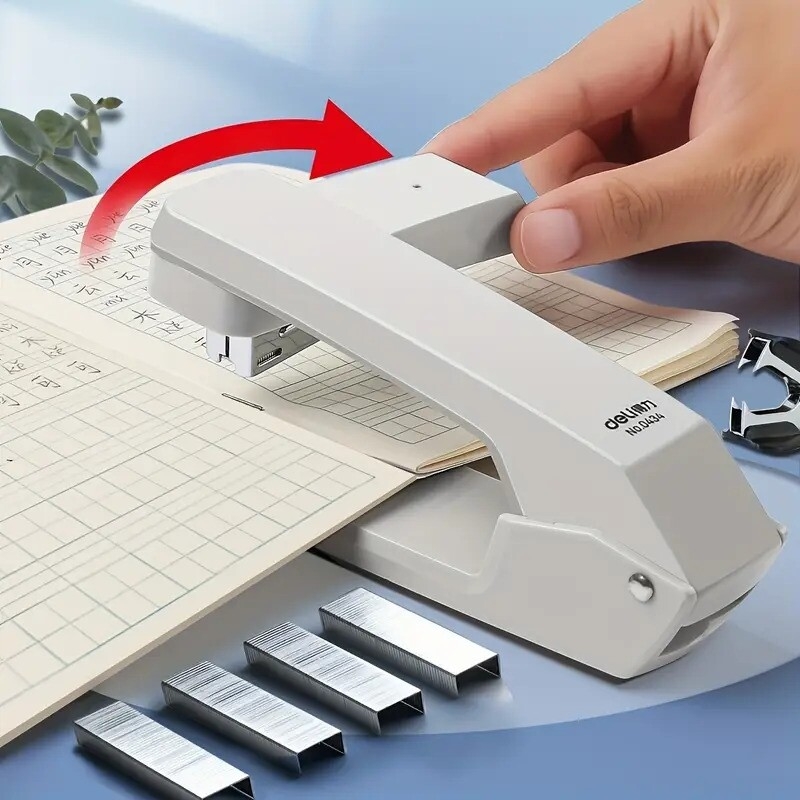 a desktop stapler that can   degrees operated manually versatile for   use in white   of stapling up to 25 sheets     out     it buying   a great deal Product details 1