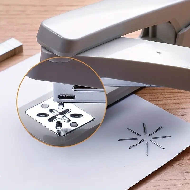 a desktop stapler that can   degrees operated manually versatile for   use in white   of stapling up to 25 sheets     out     it buying   a great deal Product details 0