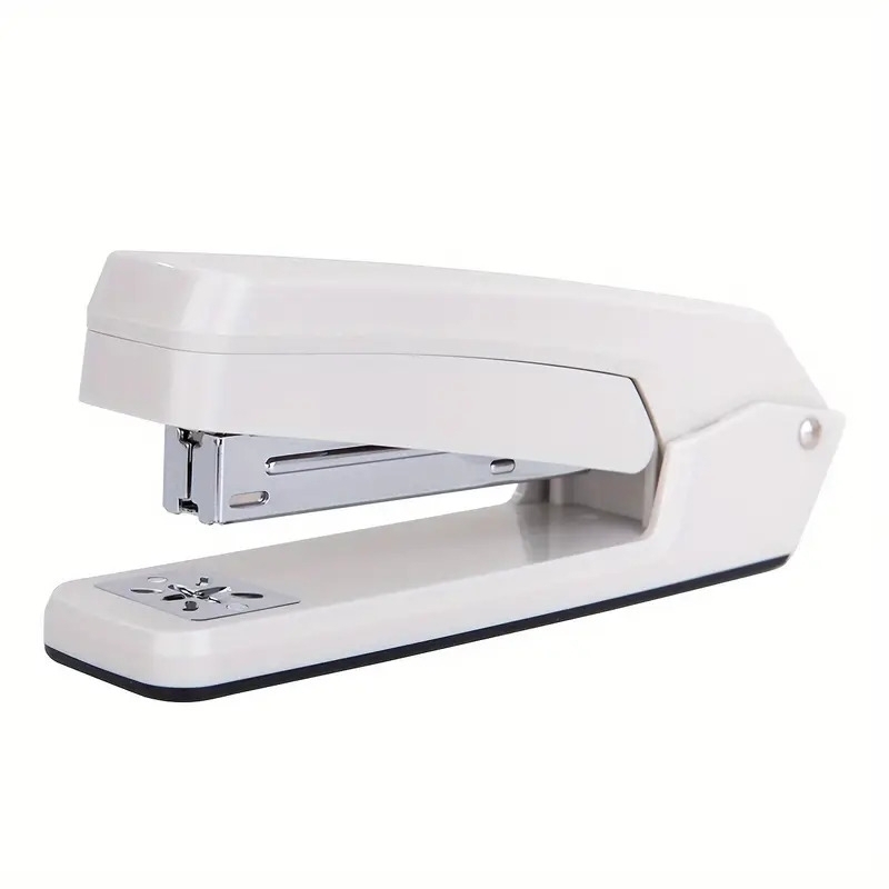 a desktop stapler that can   degrees operated manually versatile for   use in white   of stapling up to 25 sheets     out     it buying   a great deal Product details 3