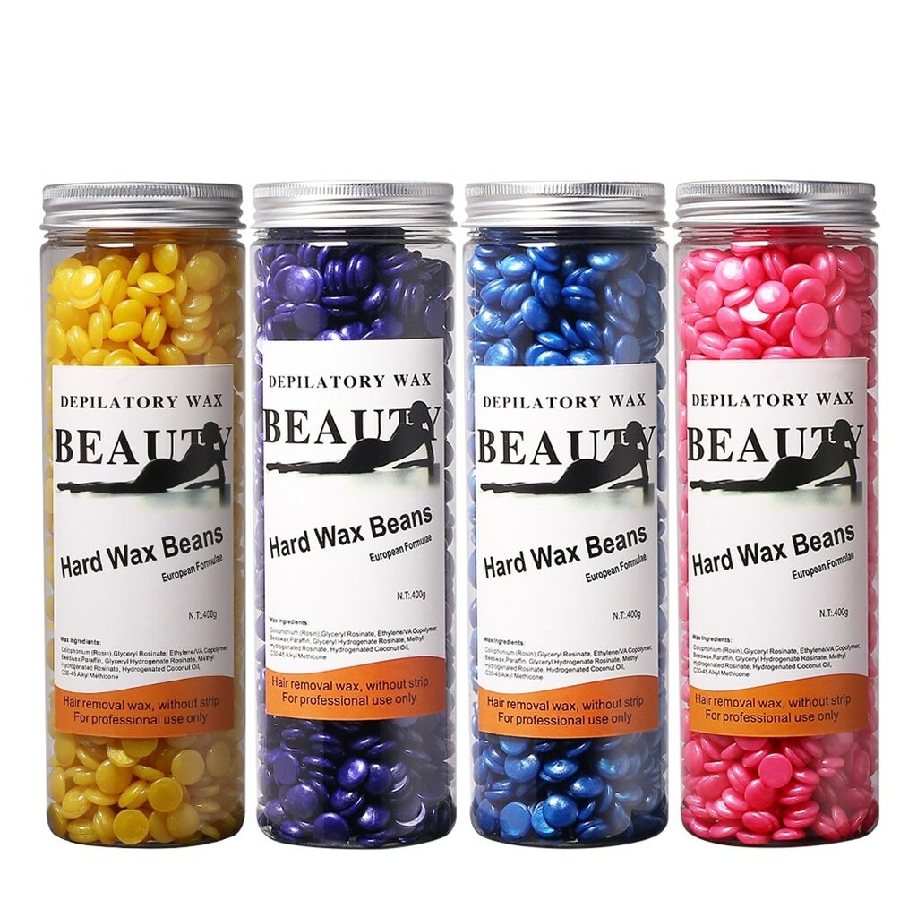 400g Hard Wax Bean Hair Removal Waxing Bikini Depilatory No Strip Pellets