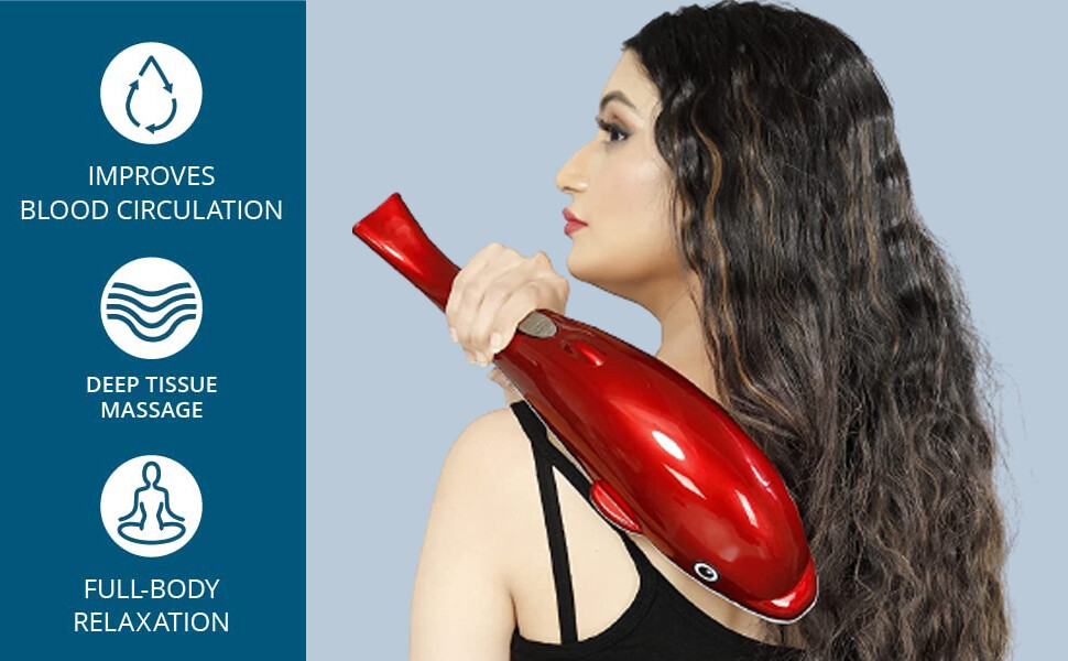 Handheld Massager with Vibration, SPN-RECPP