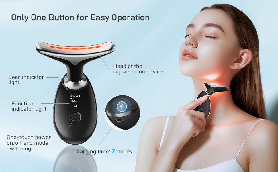 Hot Sale Face Neck Tool For Skin Care, Electric Neck Face Lifting Device For Wrinkle Removal, MULTICOLOR 5