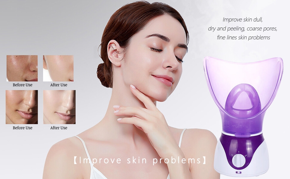 Sauna Facial Steamer Hot Mist Moisturizing  Mask is a good partner Improve skin problems