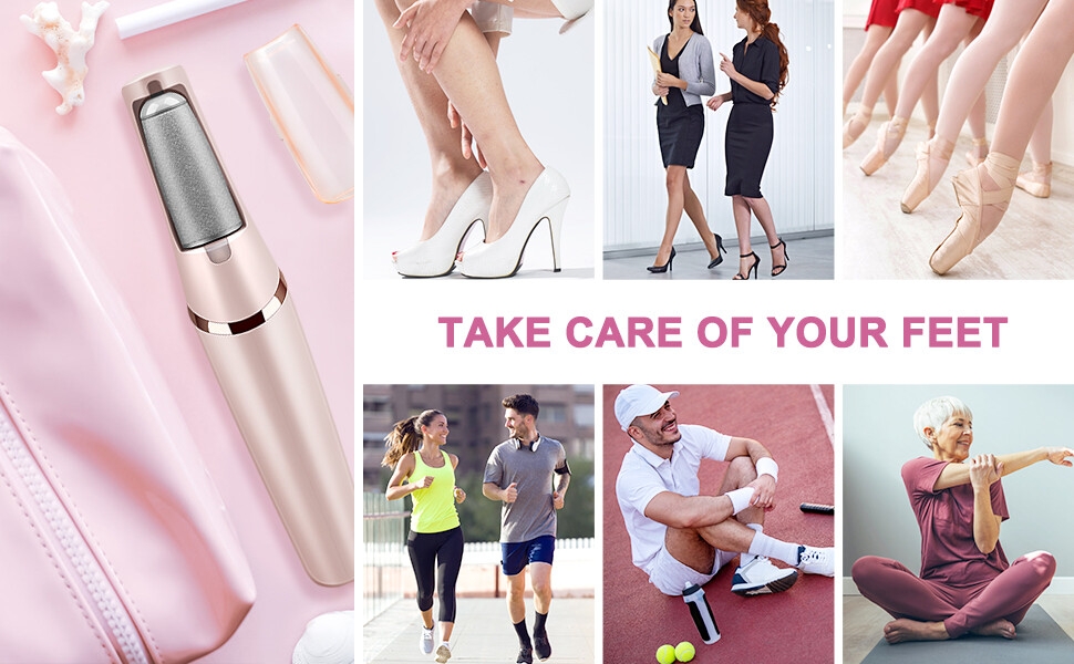 Callus Remover Rechargeable Electric Tool for an at-Home Spa Pedicure Experience