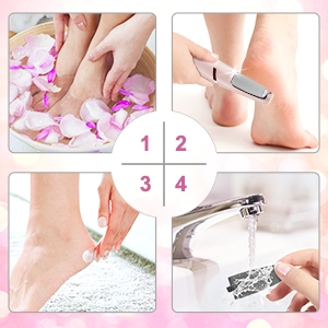 Electric Foot Repair Spa Machine for Crack Heel, Dirt, Feet Scrubber Device