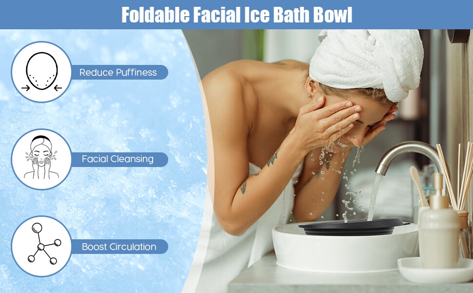 face ice bowl foldable