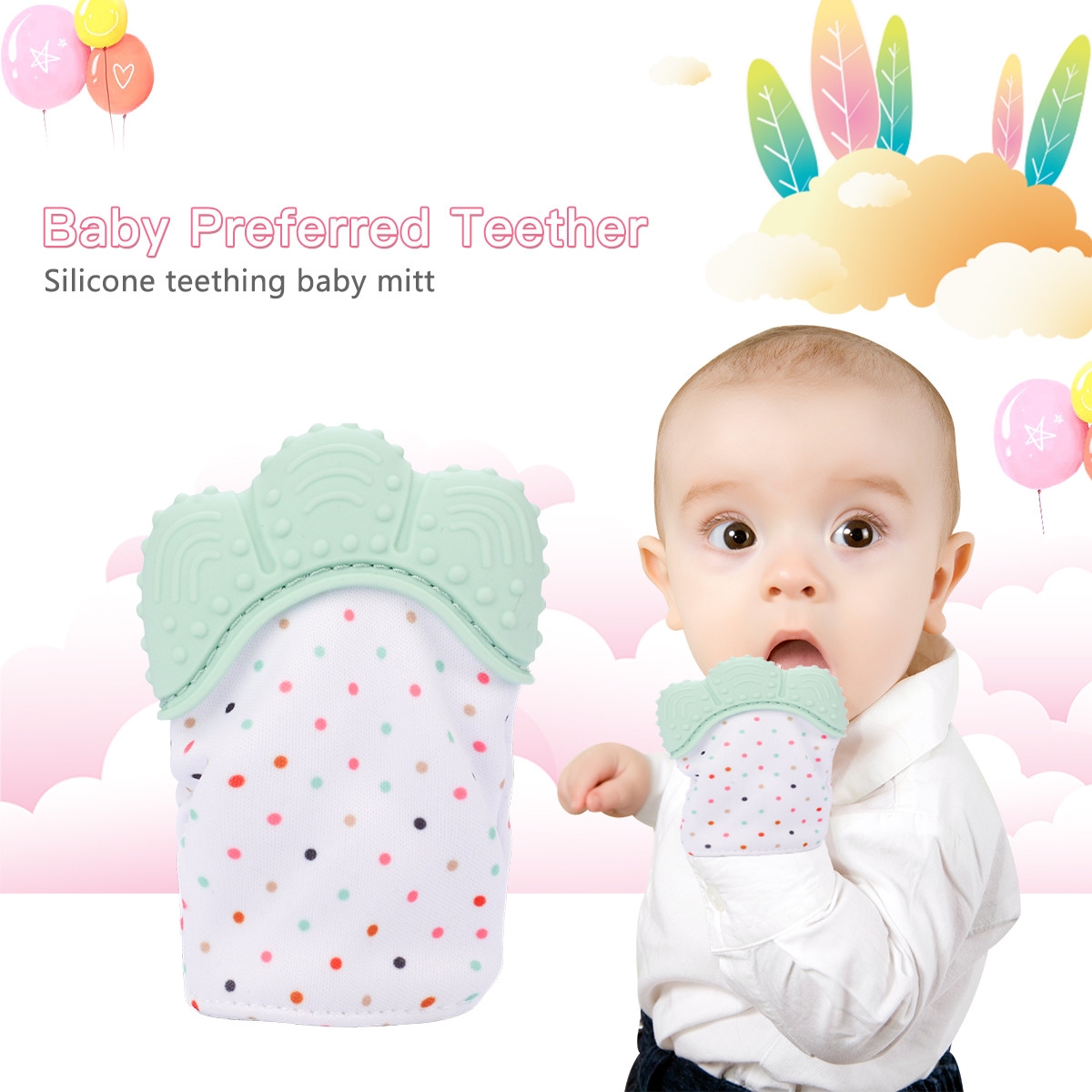 mitten teether