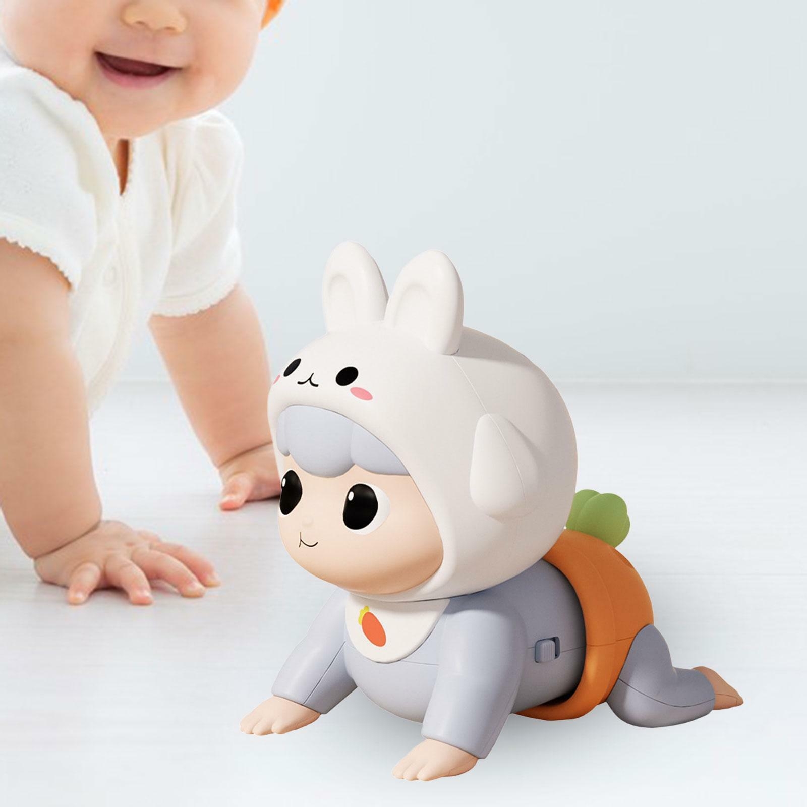 Poupée rampante électrique pour bébé, jouet rampant pour bébé, apprendre - Photo 5/7