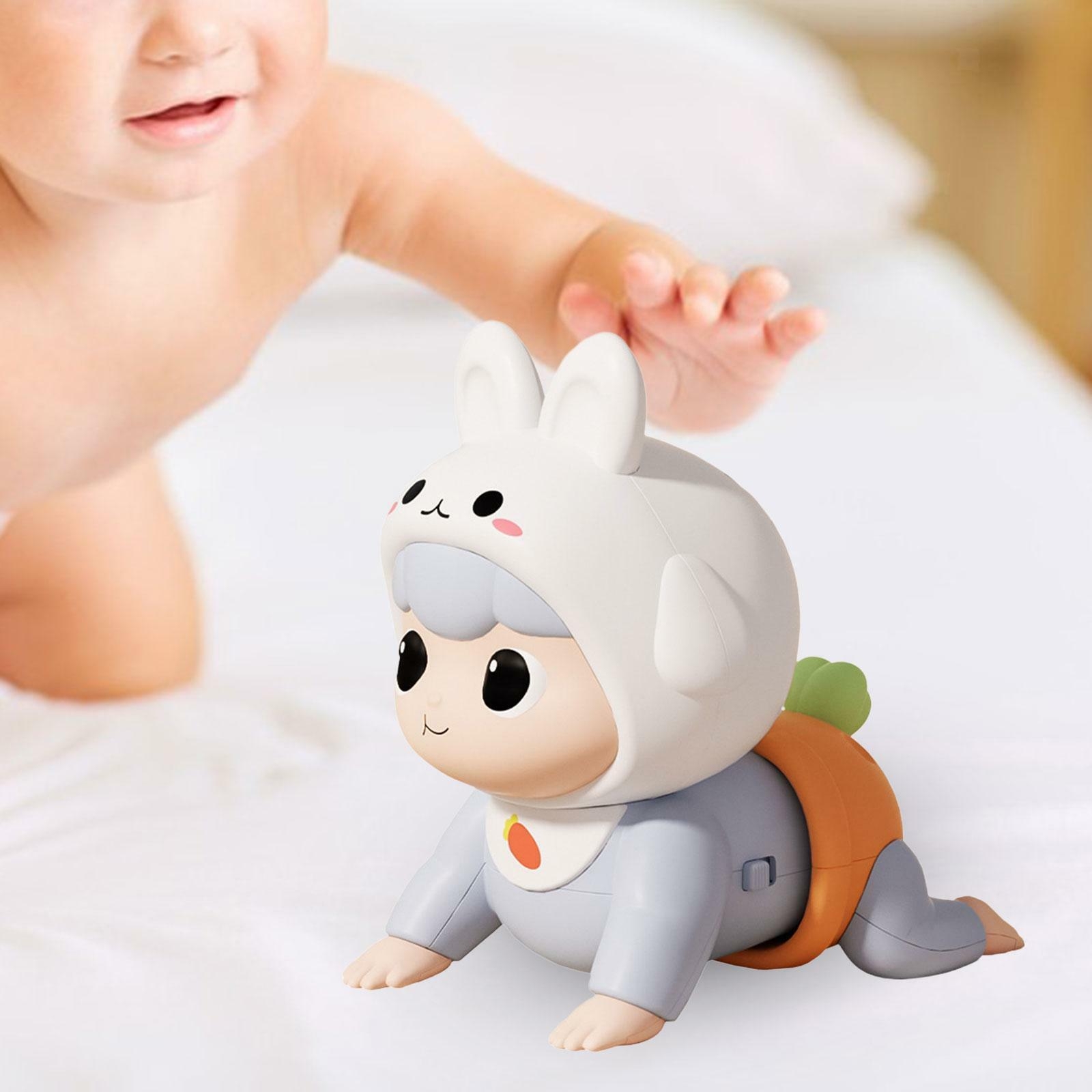 Poupée rampante électrique pour bébé, jouet rampant pour bébé, apprendre - Photo 6/7