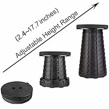 Adjustable collapsible stool folding folable outdoors telescopic camping BBQ fihing travel