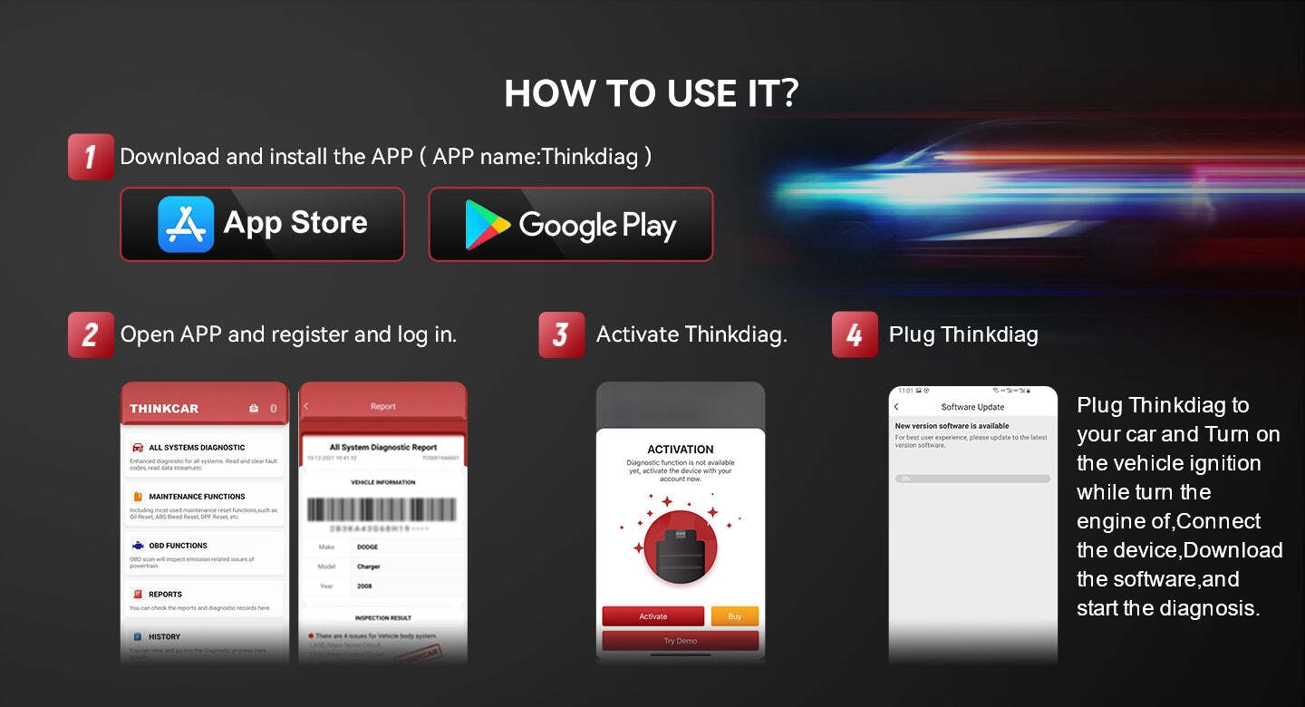 How to register to use thinkdaig2
