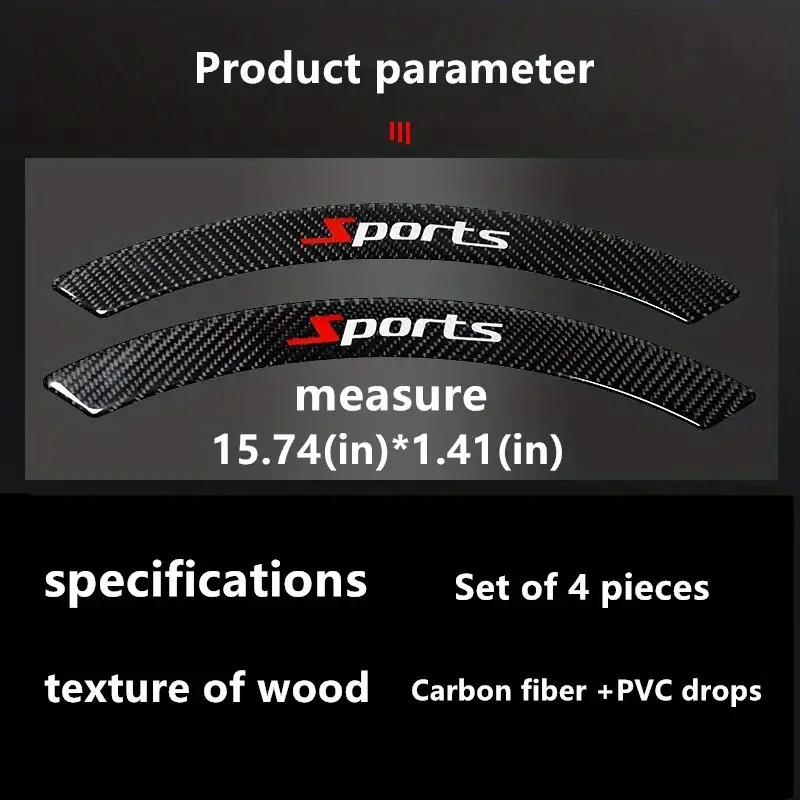 new car wheel eyebrow anti collision strip modified carbon fiber front and rear wheel eyebrow stickers to cover scratches decorative stickers details 1