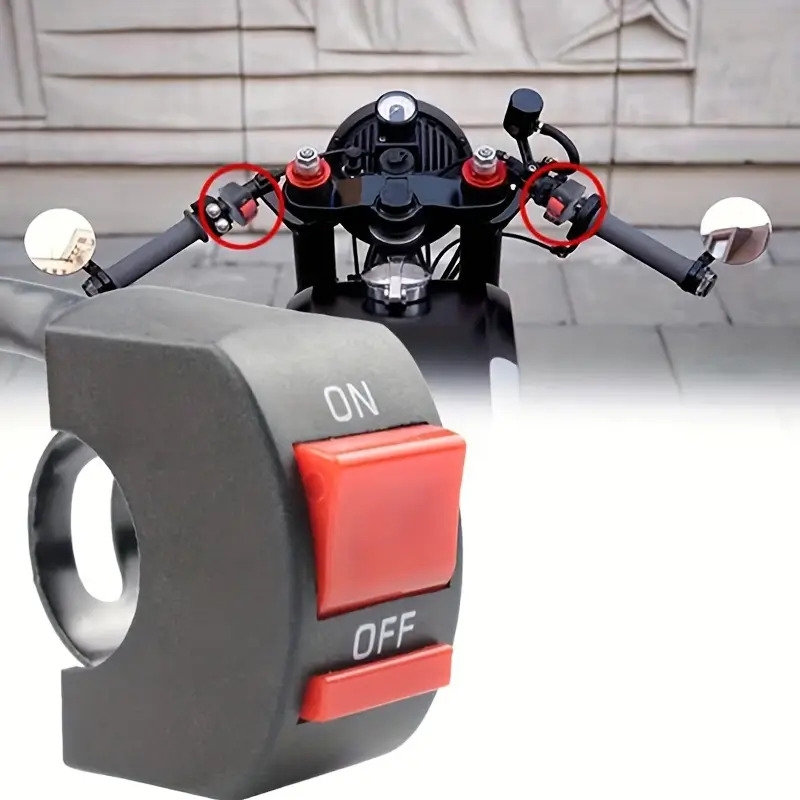 2pcs motorcycle lights 6led high bright car lights brightness auxiliary lights with switch accessories 8