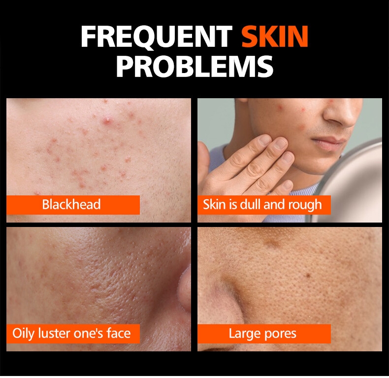 Guanjing Men Face Care Kit Skin Care Set Deep Cleansing Whitening Moisturizing Facial Skin Care Set