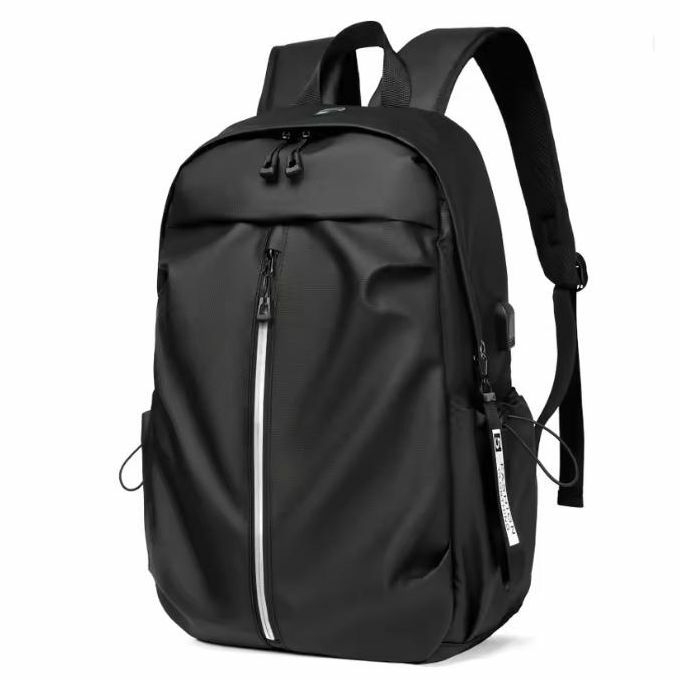 product_image_name-Generic-Sac à dos simple, couleur unie, tendance, pour homme, multifonction, idéal pour les loisirs-3