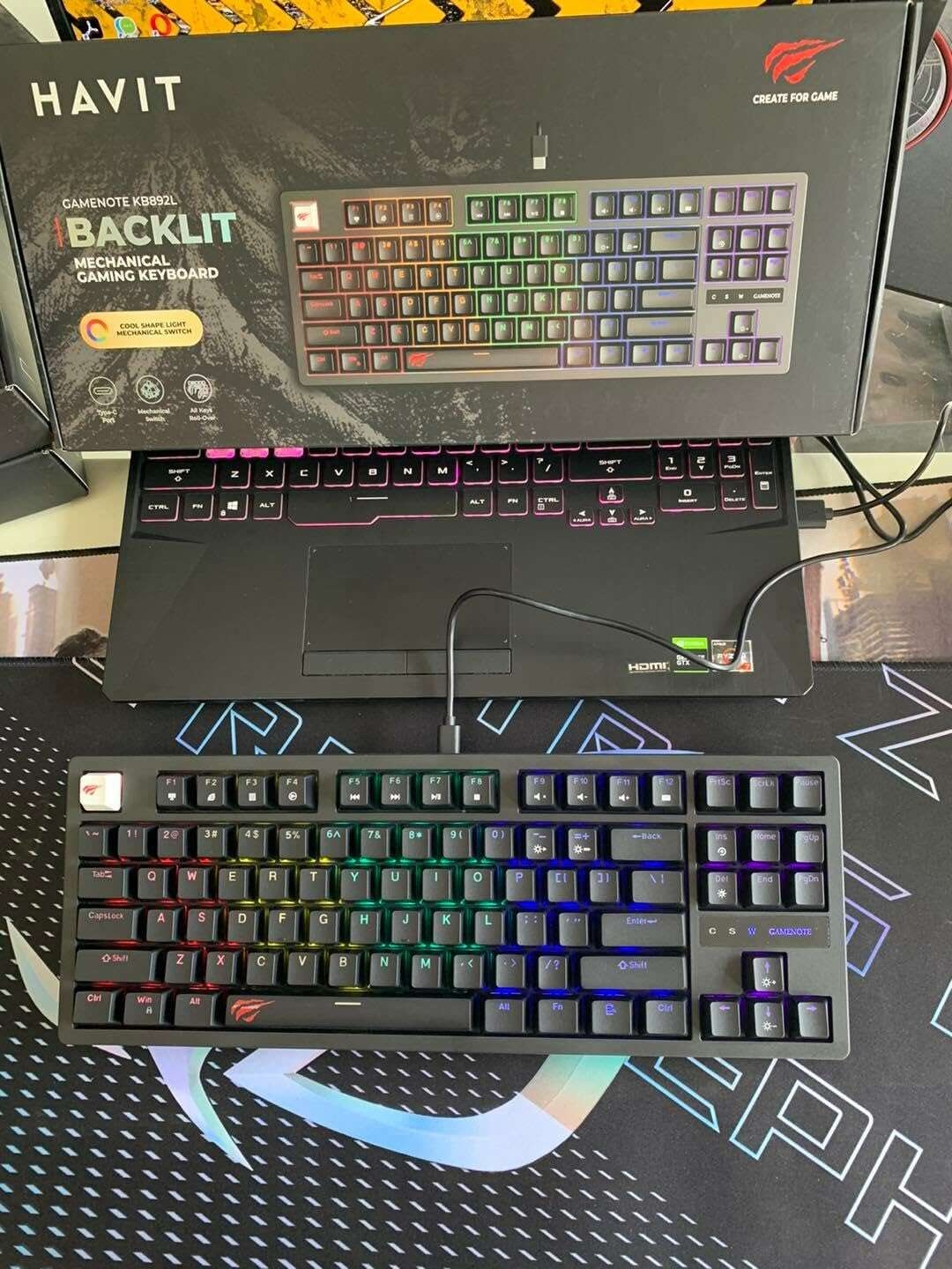 Gaming Keyboard, Gaming Series KB892L, Backlit Mechanical Gaming Keyboard: Buy Online at Best Price in Egypt - Souq is now Amazon.eg