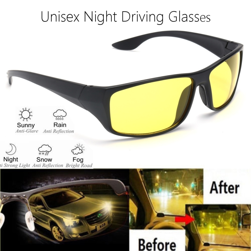 Generic Night Driving Glasses Anti Glare Vision Driver Safety