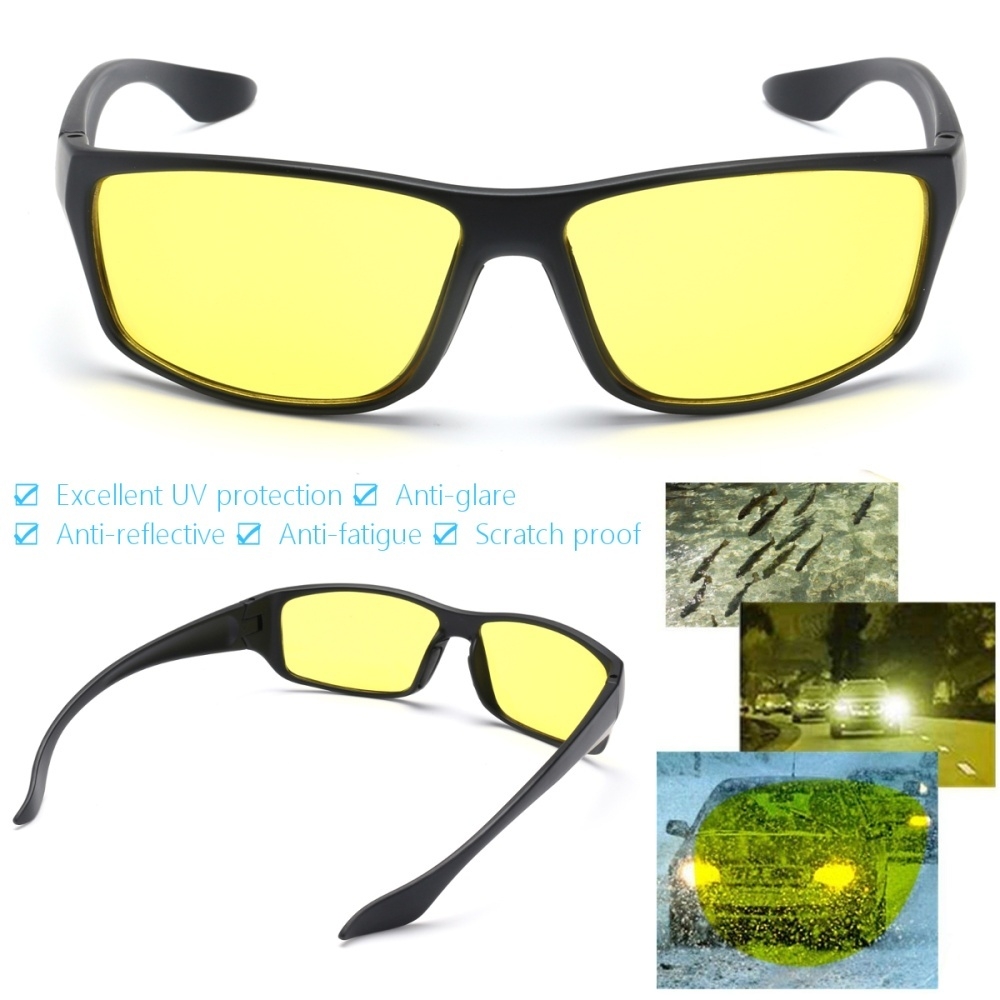 Generic Night Driving Glasses Anti Glare Vision Driver Safety