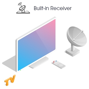 Sattellite Receiver Built-in