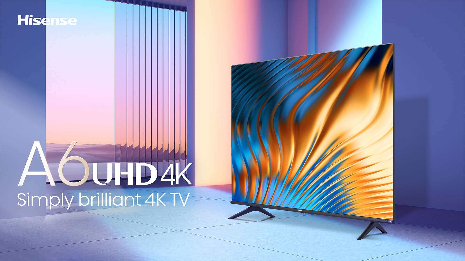Televisor UHD de 43 Hisense 43A61K, 4K, HDMI, USB