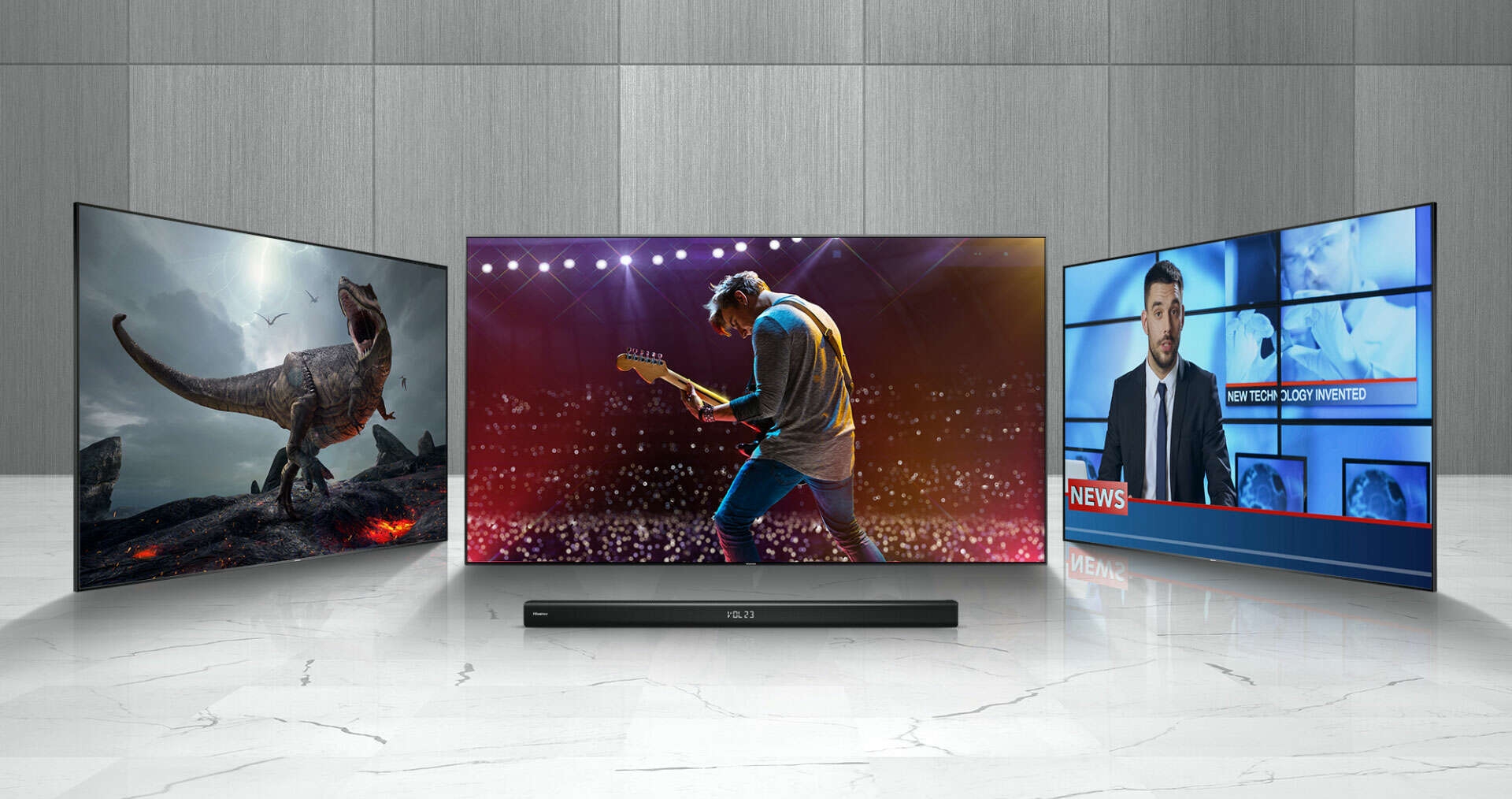 Hisense HS218 Soundbar - Multiple Audio Enhancements, Switch Freely
