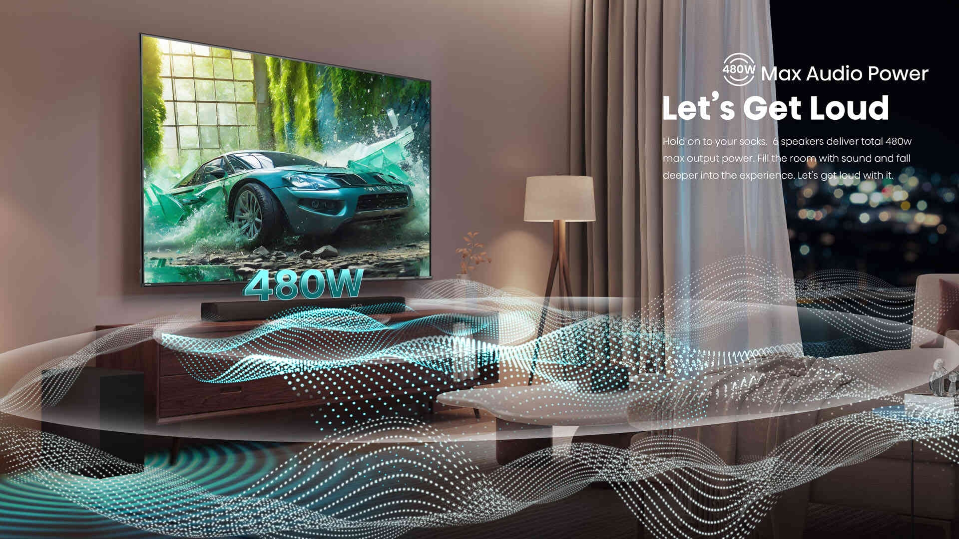 Hisense HS3100 Soundbar | 3.1 Channel Soundbar