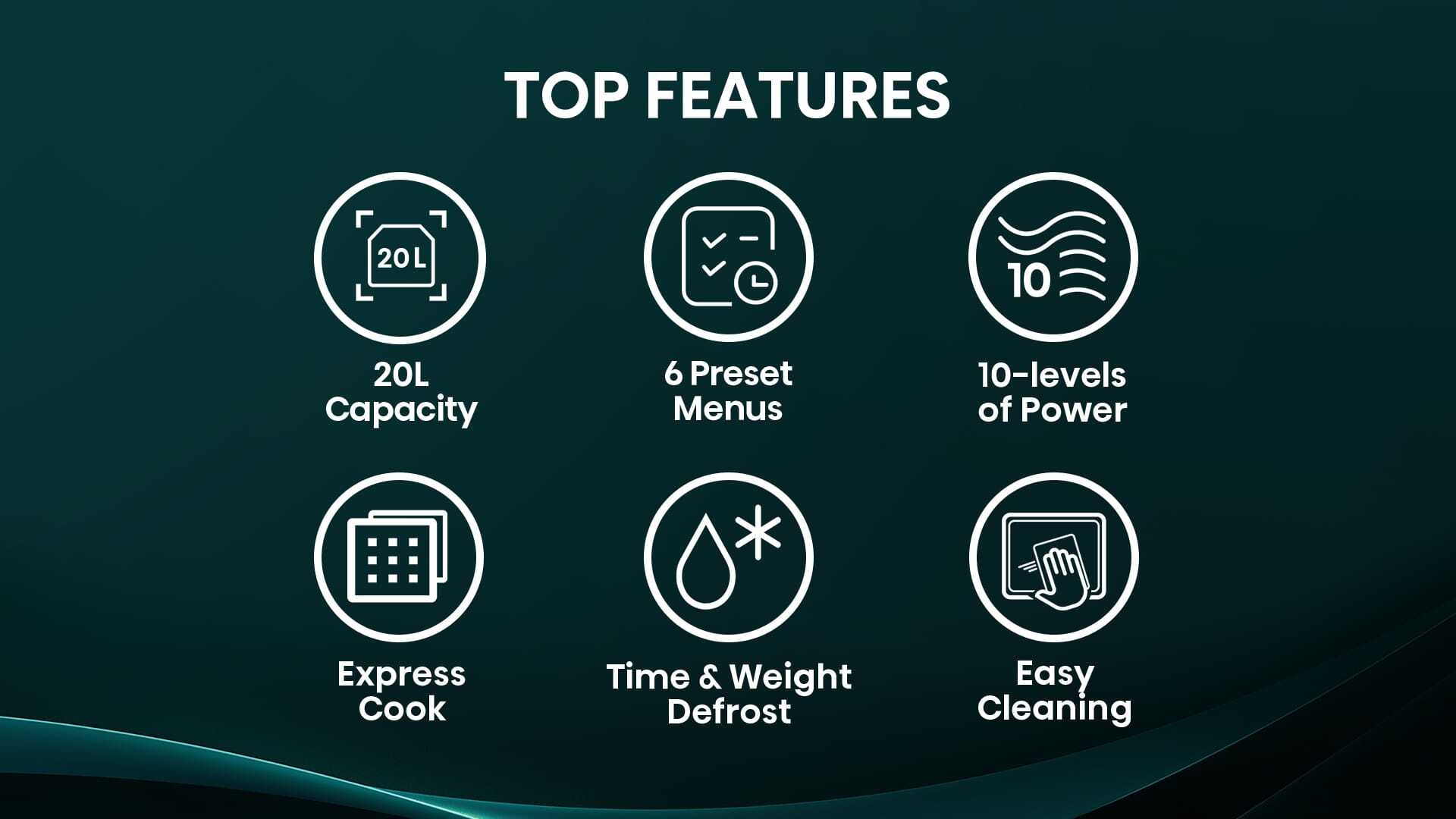 Hisense H20MOMS11 | 20L Microwave Oven