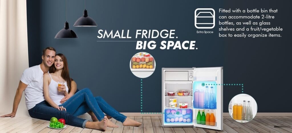 Hisense 91L Double Door Fridge REF091DR