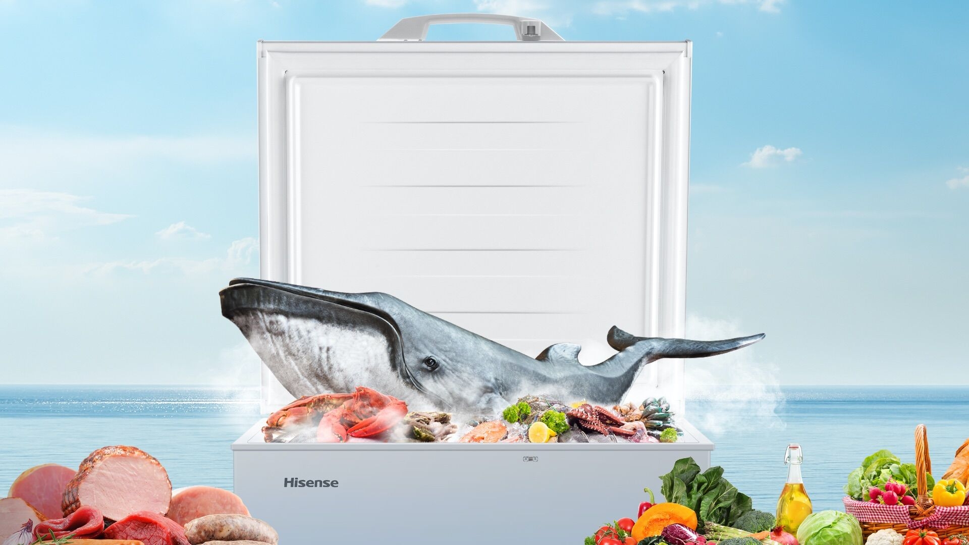 Hisense 142L Chest Freezer BD-144 - Big Capacity
