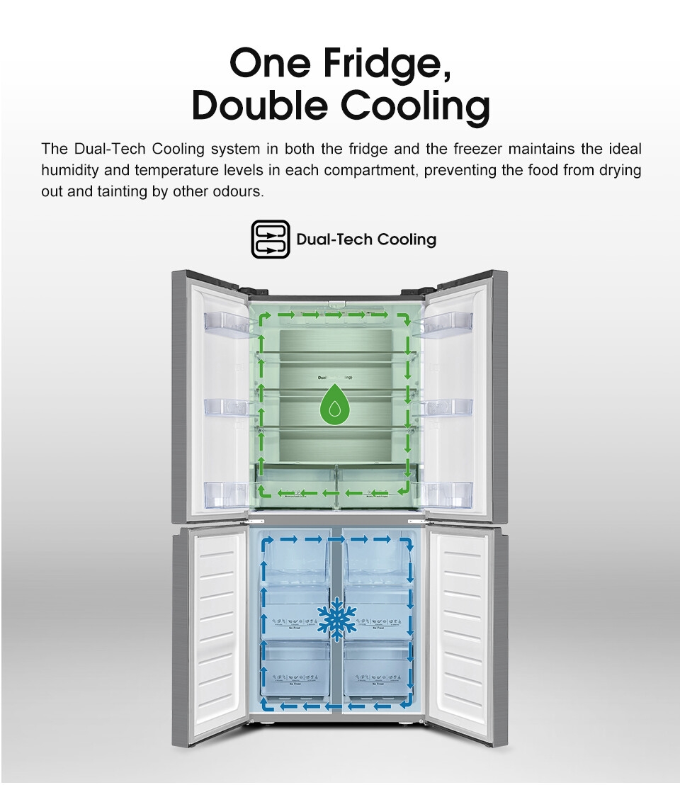 Hisense REF470DR 470 Litres 4 Door Fridge