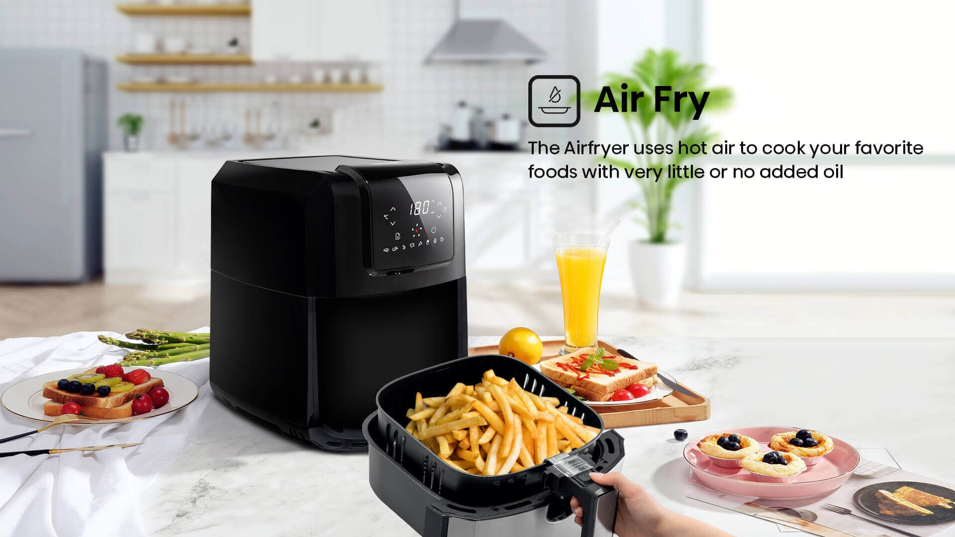 Hisense 8.6L Dual Airfryer H09AFBK2S5