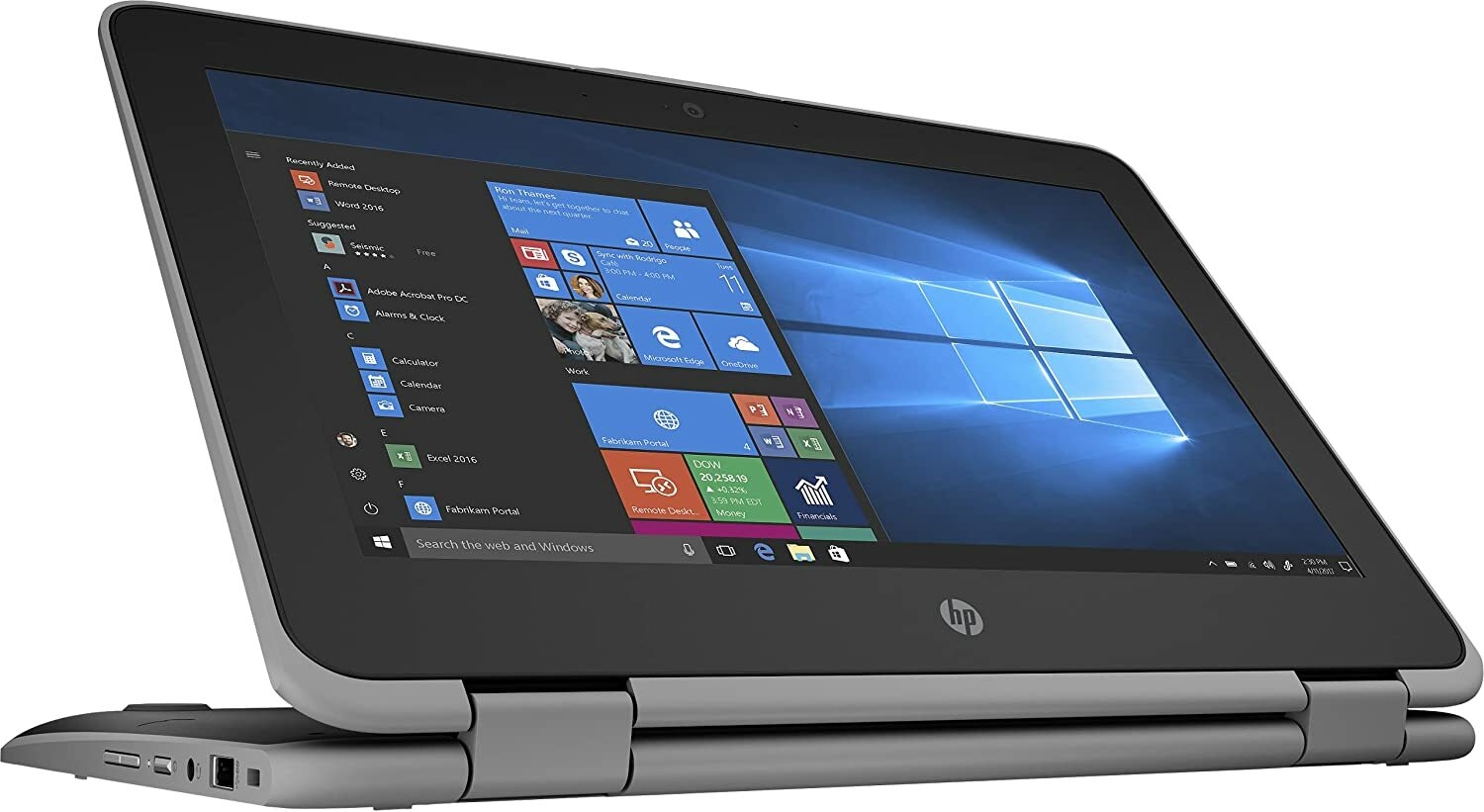 Amazon.com: HP ProBook x360 11 G3 EE Touchscreen Notebook PC (N4000, 64GB  eMMC, 4GB RAM, WiFi+BT5, Webcam) Windows 10 Pro : Electronics
