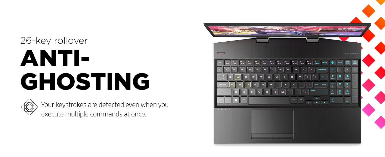 26 key rollover anti-ghosting ability technology what is keystrokes detected multiple commands n-key