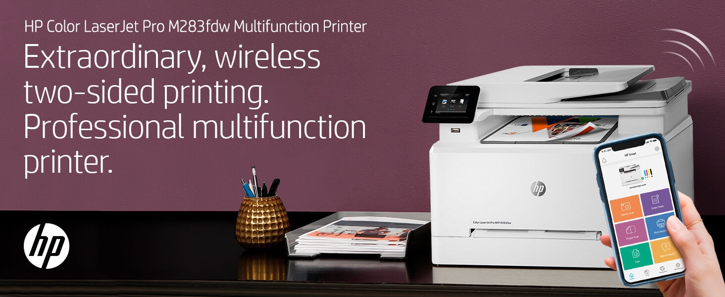 color laserjet pro wireless printing fast two-sided results reliable connectivity fax