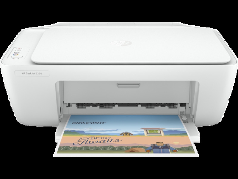HP DeskJet 2320 Series All-in-One (OOV White) Center facing
