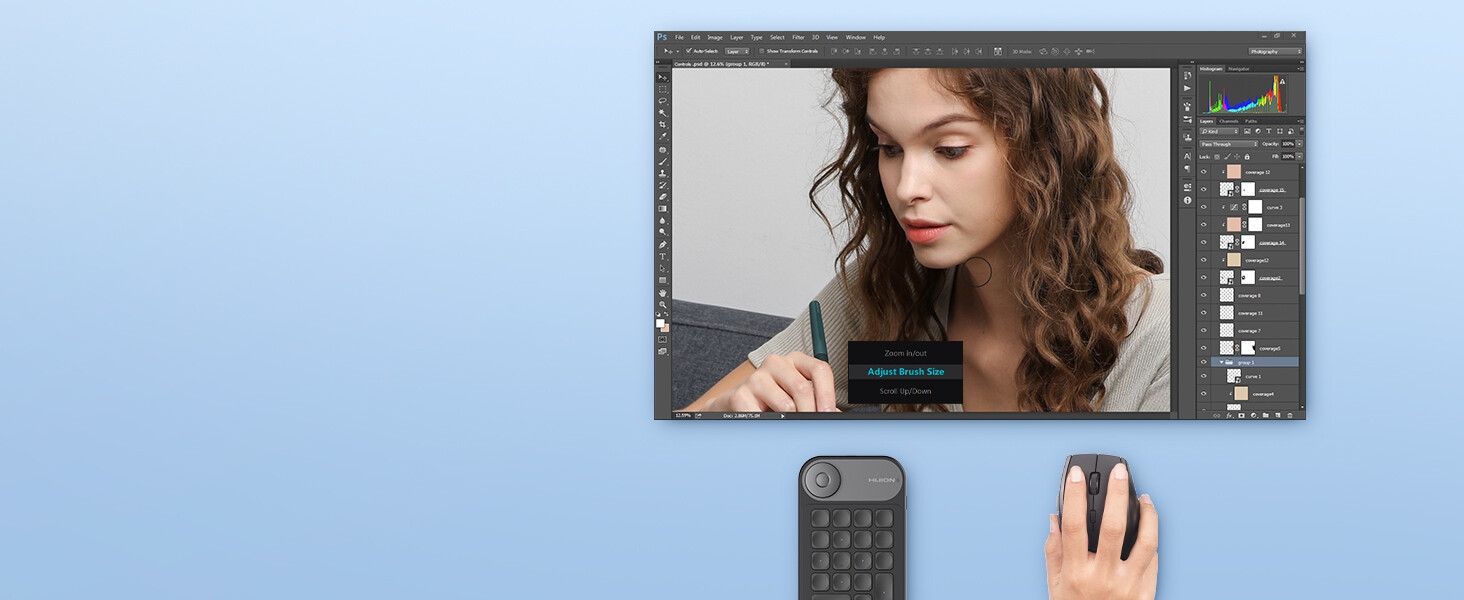 HUION Keydial Mini K20